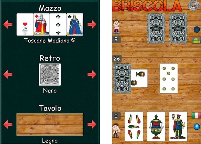 briscola carte Modiano