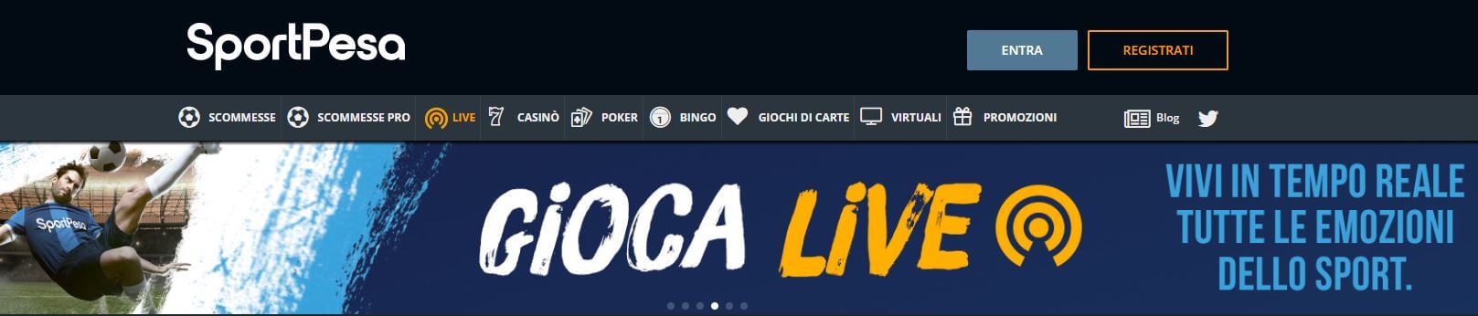 GIOCA LIVE 