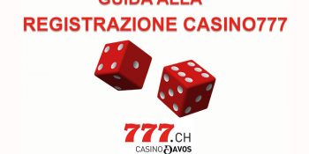 guida alla registrazione casino777