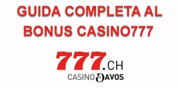 guida al bonus casino777