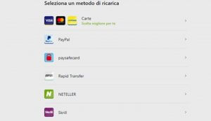 betway metodi di pagamento